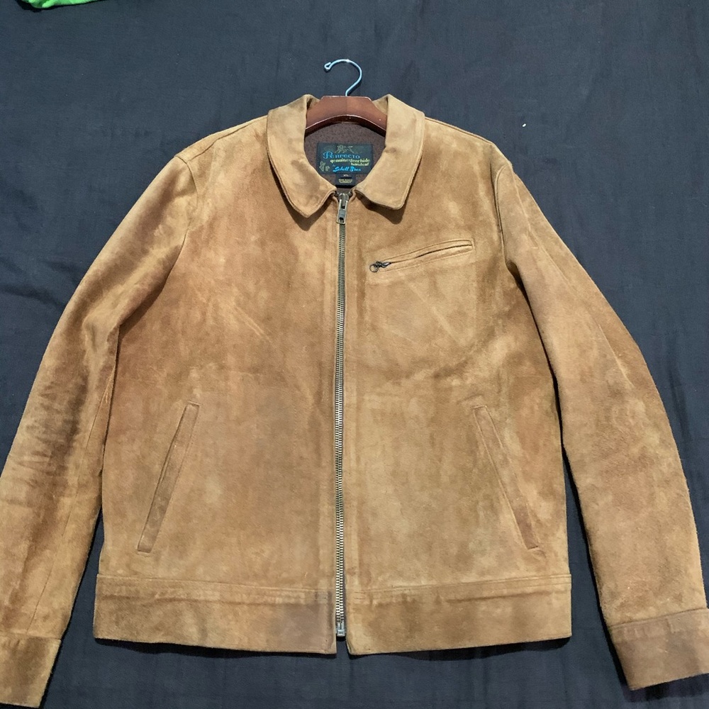 Schott Brothers perfecto suede leather jacket‼️